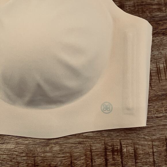 Honeylove SoftForm Bra Size L 38 B/C Wireless No Clasp Removable Cups Blush Pink - Picture 3 of 5